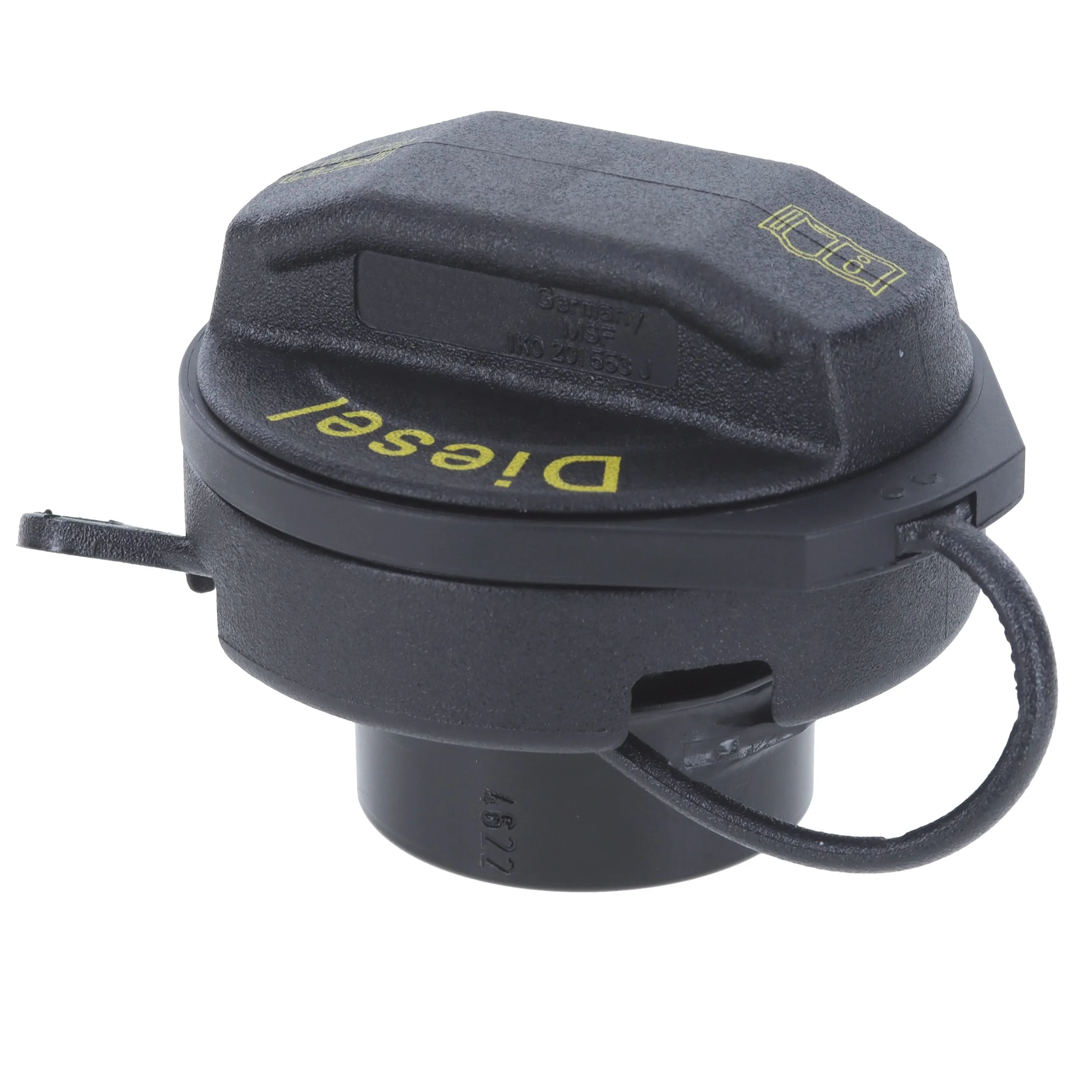 Tampa (tampão) do tanque de combustível Skoda Fabia II 5J2, 542, 572, 582