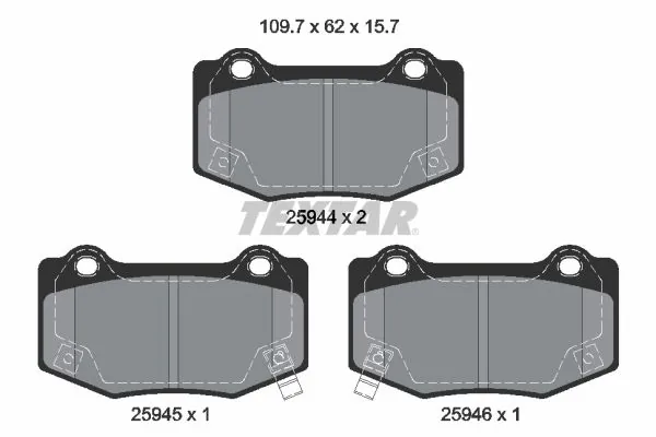 Купить 22847817 Opel Колодки тормозные задние, дисковые