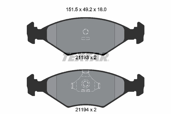 811015049 Triscan Колодки передние