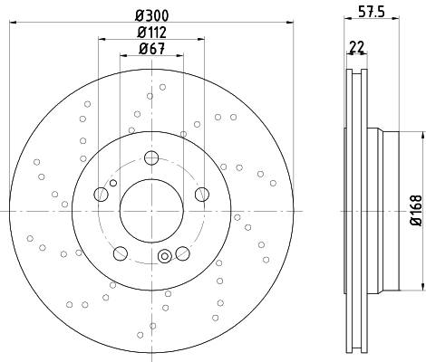 Дисковый тормоз на Mercedes E  T124