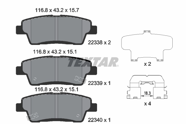Задние дисковые колодки Power Stop 161551