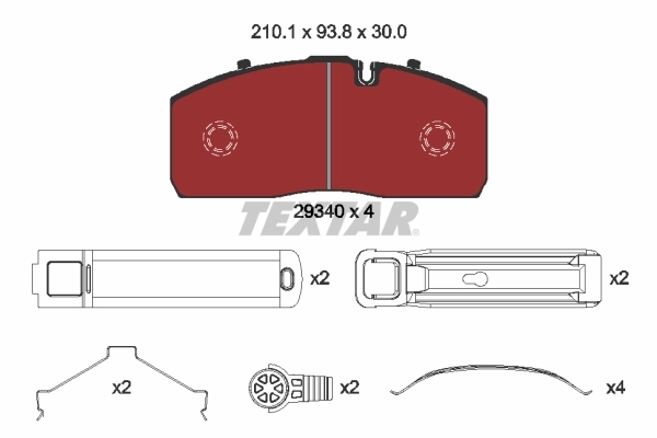 Колодки дисковые  SBP 07P29340 цена, от 113.80 USD