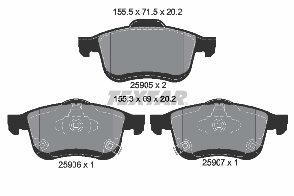 2590501 Textar