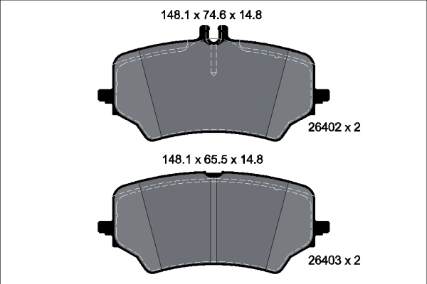Купить LP5056EV Polcar Колодки тормозные задние, дисковые