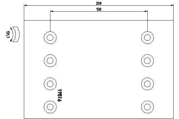 Купить 1057002400 SAF Накладка тормозная задняя (TRUCK)