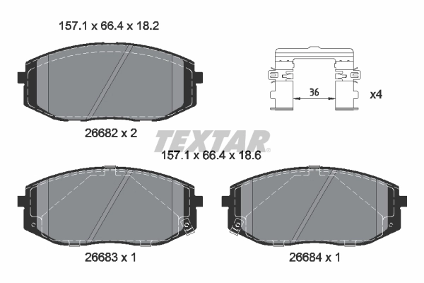 SP4509 Sangsin Колодки передние