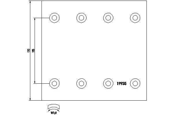 Накладка тормозная передняя (TRUCK) 5001860032 Renault (RVI)