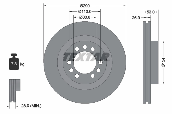 Тормоз дисковый передний Brembo 9772310 цена, от 45.23 USD