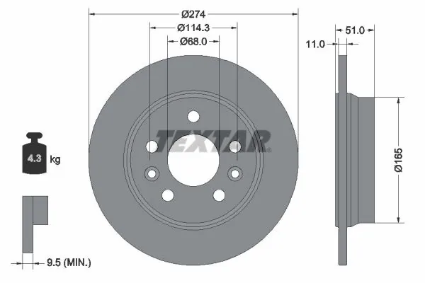 Тормозные диски 440A09225R Renault (RVI)