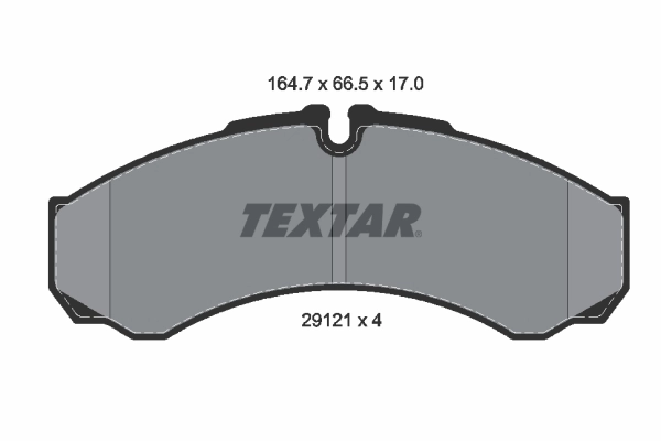 2912111 Textar Колодки передние