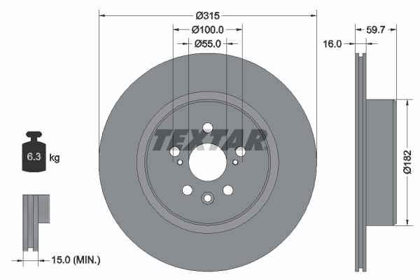 Тормозные диски 4243120290 Toyota