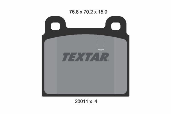 Передние тормозные колодки 001420772064 Mercedes