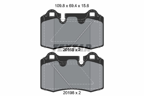 Купить 7G432C562AA Ferrari Колодки тормозные задние, дисковые
