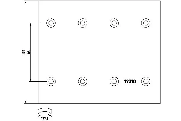 Накладка тормозная передняя (TRUCK) DAF 0683274 цена, от 84.03 USD