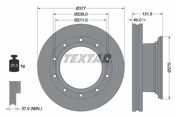Задний тормозной диск Mercedes A6754210012 цена, от 109.98 USD