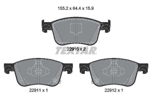 Передние тормозные колодки PN8819 Nibk