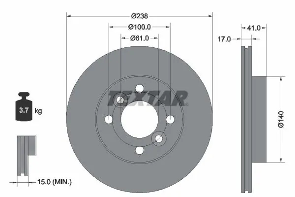 Передний тормозной диск Renault (RVI) 402068279R
