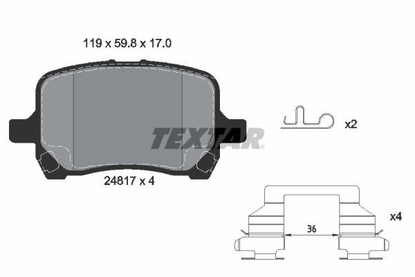 Колодки General Motors 19157892 цена, от 42.66 USD