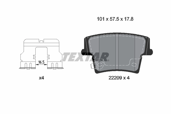 Купить 161057A Power Stop Колодки тормозные задние, дисковые