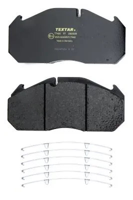 Передние тормозные колодки 2TP135 Tribo