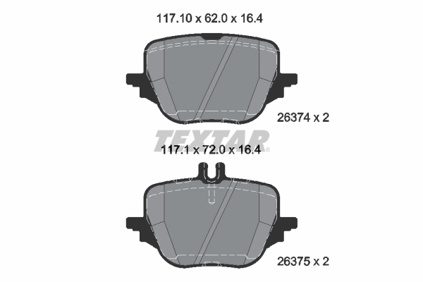 0004204103 Mercedes Колодки тормозные дисковые комплект
