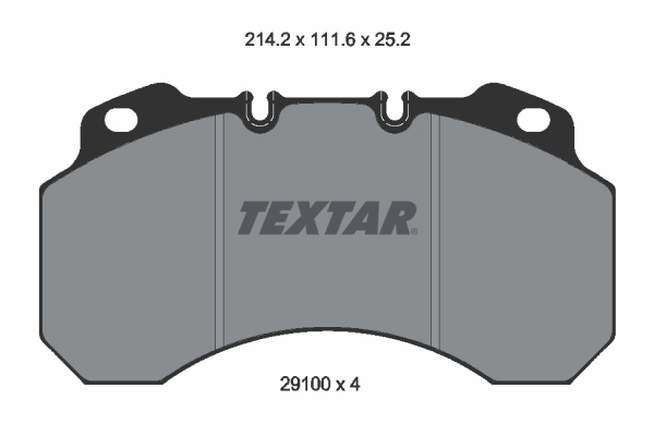 2910004 Textar Колодки передние