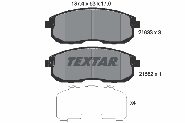5581080J03000 Suzuki Колодки передние