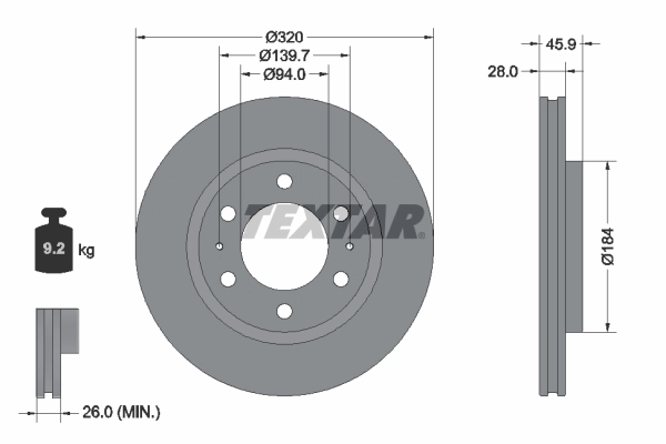 Тормоз дисковый передний Blue Print ADBP430225 цена, от 78.21 USD