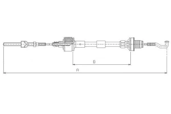 Купить LC141 Kamoka Трос сцепления