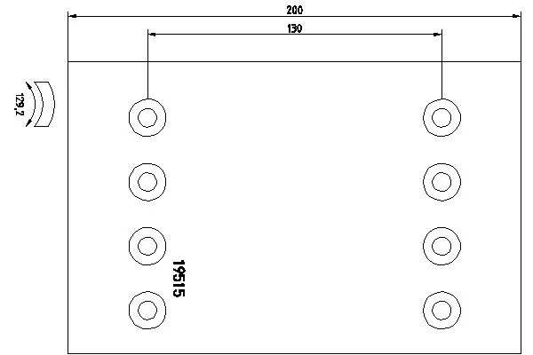 Накладка тормозная задняя (TRUCK) 1057002400 SAF