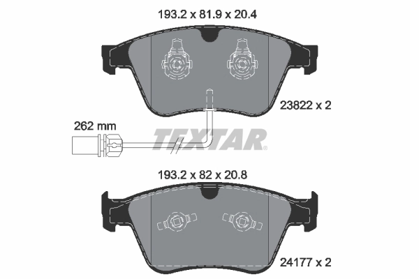 3W0698151R Bentley Колодки передние