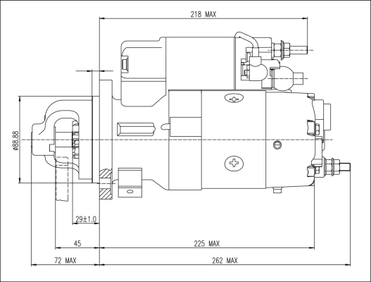 Стартер M100R2015SE Prestolite
