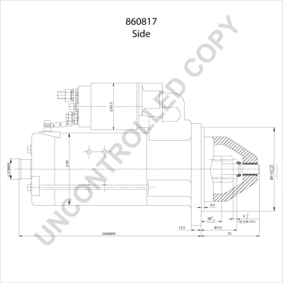 Купить 860817 Prestolite Стартер