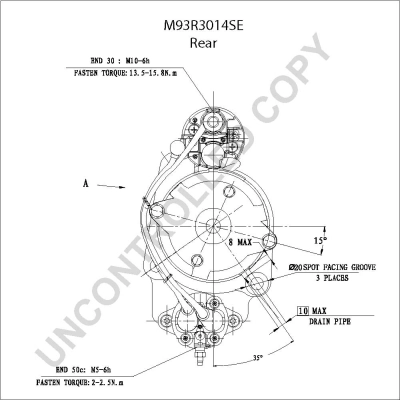 Стартер Prestolite M93R3014SE цена, от 403.50 USD