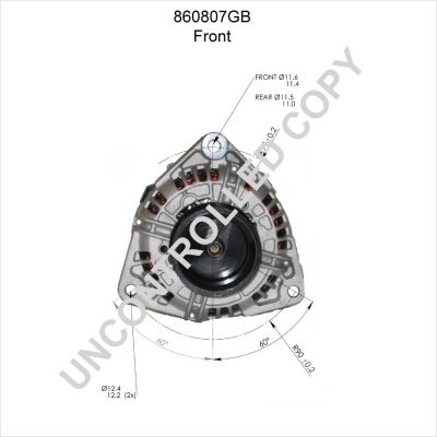 860807GB Prestolite Генератор автомобильный