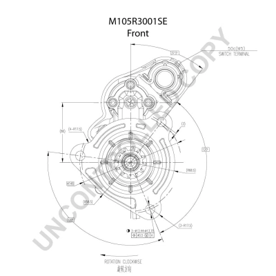 M105R3001SE Prestolite Стартер автомобиля