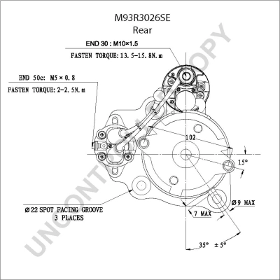 Стартер Prestolite M93R3026SE цена, от 256.05 USD
