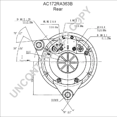 AC172RA363B Prestolite Генератор автомобильный