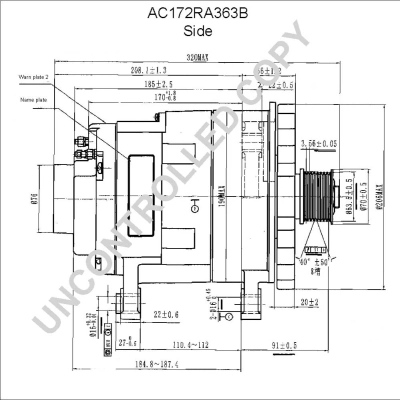 Автомобильный генератор Prestolite AC172RA363B цена, от 497.38 USD