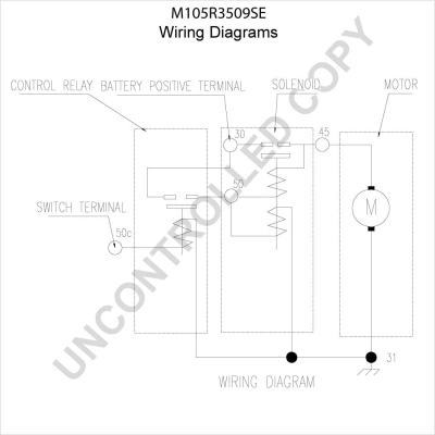 Стартер M105R3509SE Prestolite