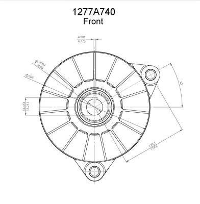 Автомобильный генератор Prestolite 1277A740 цена, от 497.38 USD