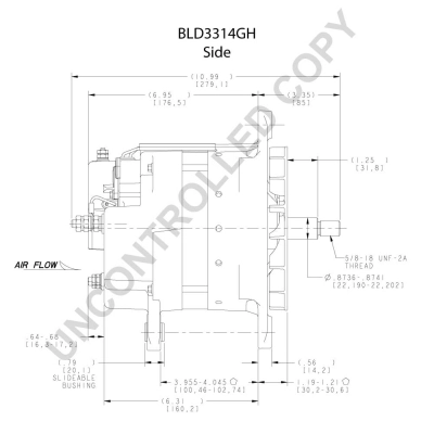 Генератор BLD3314GH Prestolite