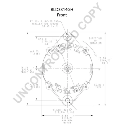 Автомобильный генератор Prestolite BLD3314GH цена, от 727.33 USD