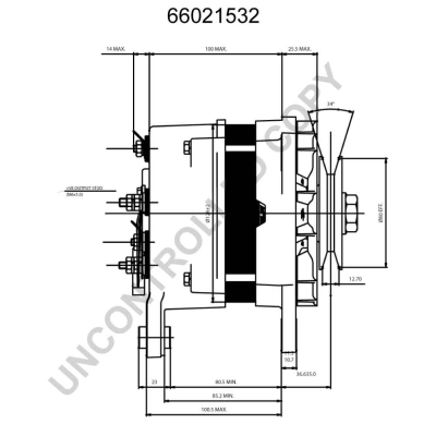 Автомобильный генератор JCB 71434100 цена, от 103.79 USD
