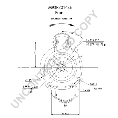 M93R3014SE Prestolite Стартер автомобиля