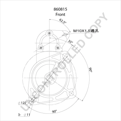 860815 Prestolite Стартер автомобиля