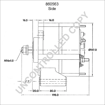 Купить 860563 Prestolite Генератор