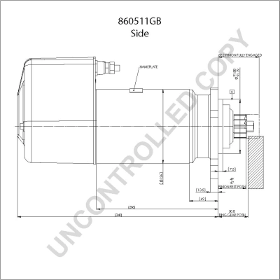 Стартер AZK5582 Mahle Original