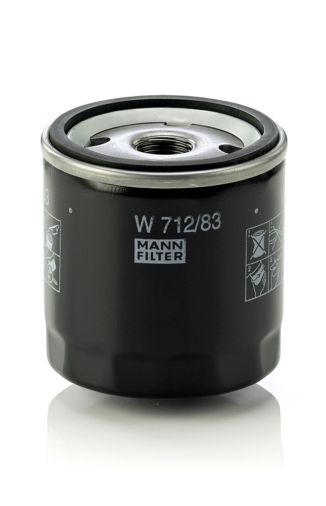W71283 MANN Filtro de aceite original y equivalente