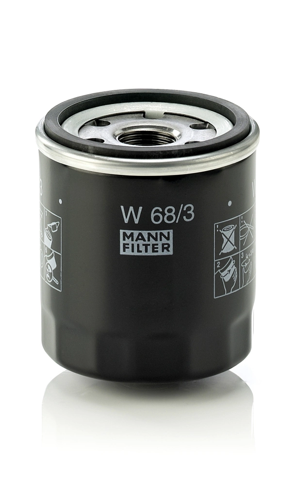 W683 MANN Filtro de aceite original y equivalente